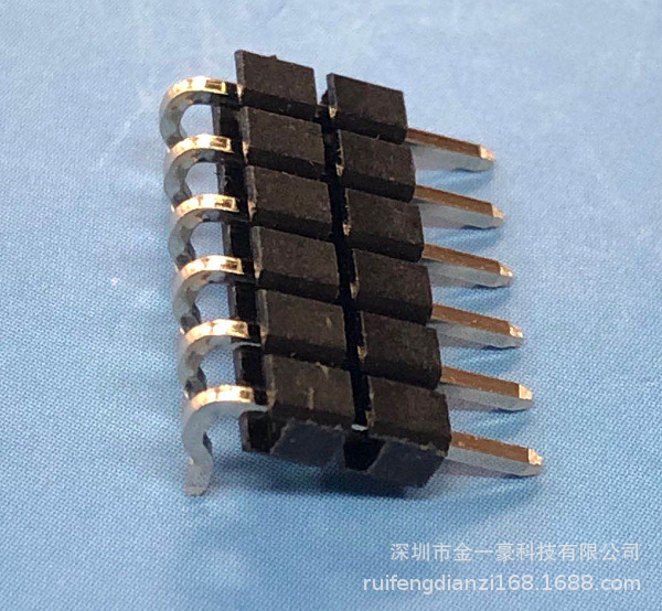 间距1.0/2.0/2.54特殊打K脚排针