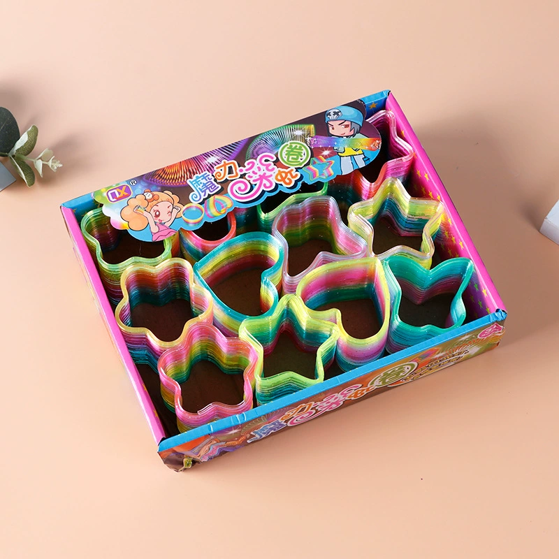 Геометрический Slinky, радужная смарт-игрушка, оптовая продажа