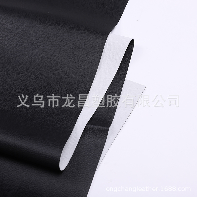 Wear-resistant and scratch-resistant, lychee patterned semi-PU saddle leather, four-sided elastic seat cushion sofa leather, car and yacht fabric pic 6