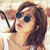 Sunglasses, retro glasses, 2022 collection, Korean style, internet celebrity