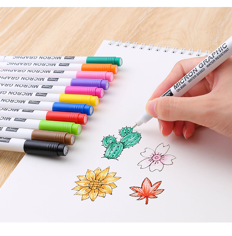 8060-12荧光色05针管笔_01