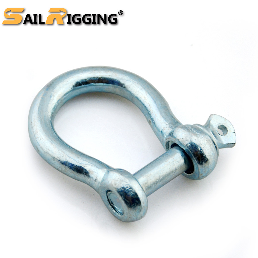 欧式卸扣厂家直供 M32高强度自由锻卸扣 6倍破断欧式弓型卸扣