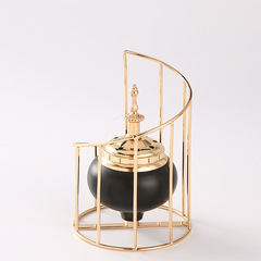 美式客廳樣板間蠟燭台北歐簡約金屬燭台擺件家居餐桌燭台裝飾品