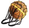 Elastic black and yellow two-color football nylon basketball mesh bag, Birthday gift, wholesale