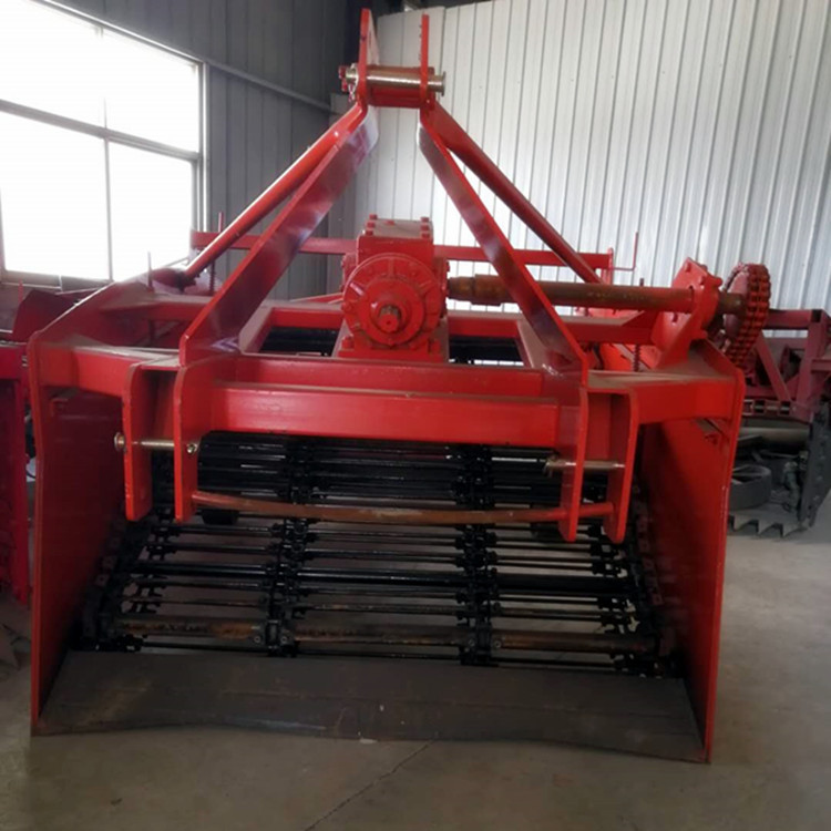 大型苦参药材挖掘机加深型挖药机黄芪收获机小型链条起药机筛药机