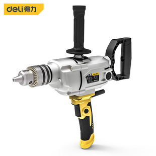Deli hand electric drill aircraft drill mixer household ash machine Putty powder high-power electric drill power tools