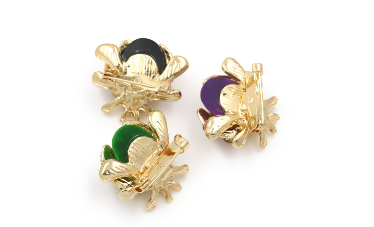 Fashion Flower Alloy Inlay Rhinestones Women's Brooches display picture 2