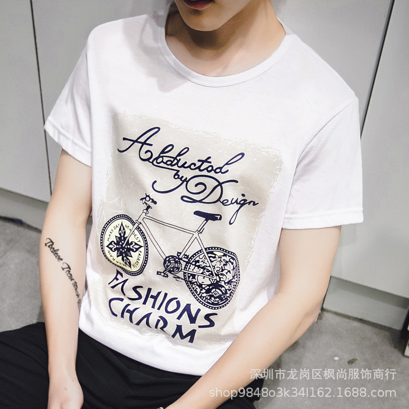 短袖t恤男士夏季男装2020新款春潮牌潮流内搭打