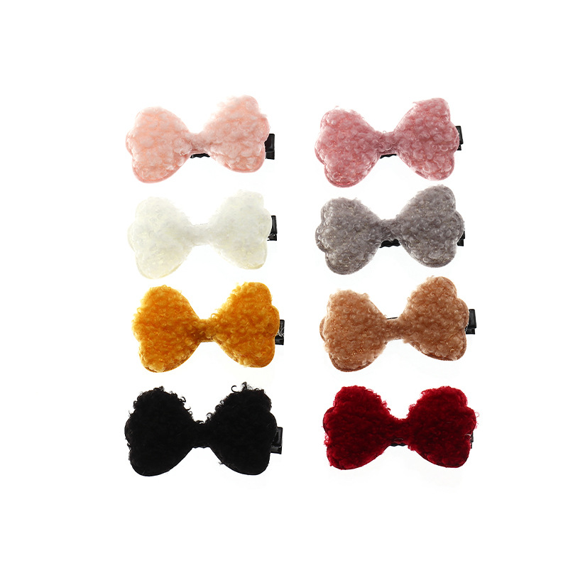Sweet Woolen Retro Knitted Hairpin display picture 6