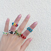 Brand woven fashionable ring, accessory, nail decoration, internet celebrity, set