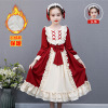 Autumn dress, children's small princess costume, Japanese cute girl's skirt, 2023, Lolita style, children's clothing