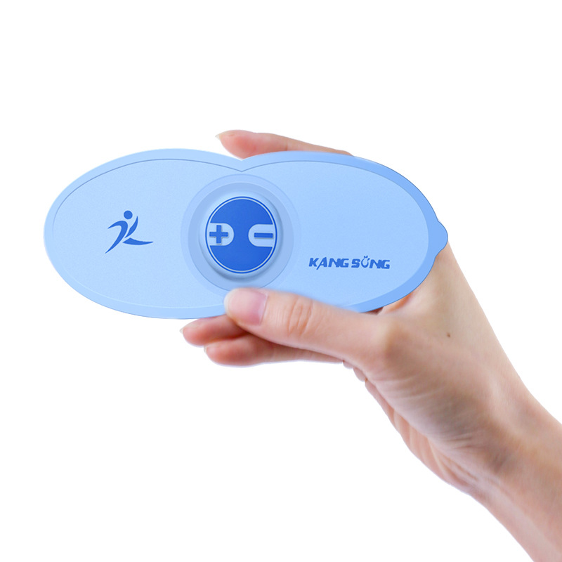 新款EMS按摩贴片发热迷你按摩仪器颈部脉冲充电触屏发热按摩贴OEM