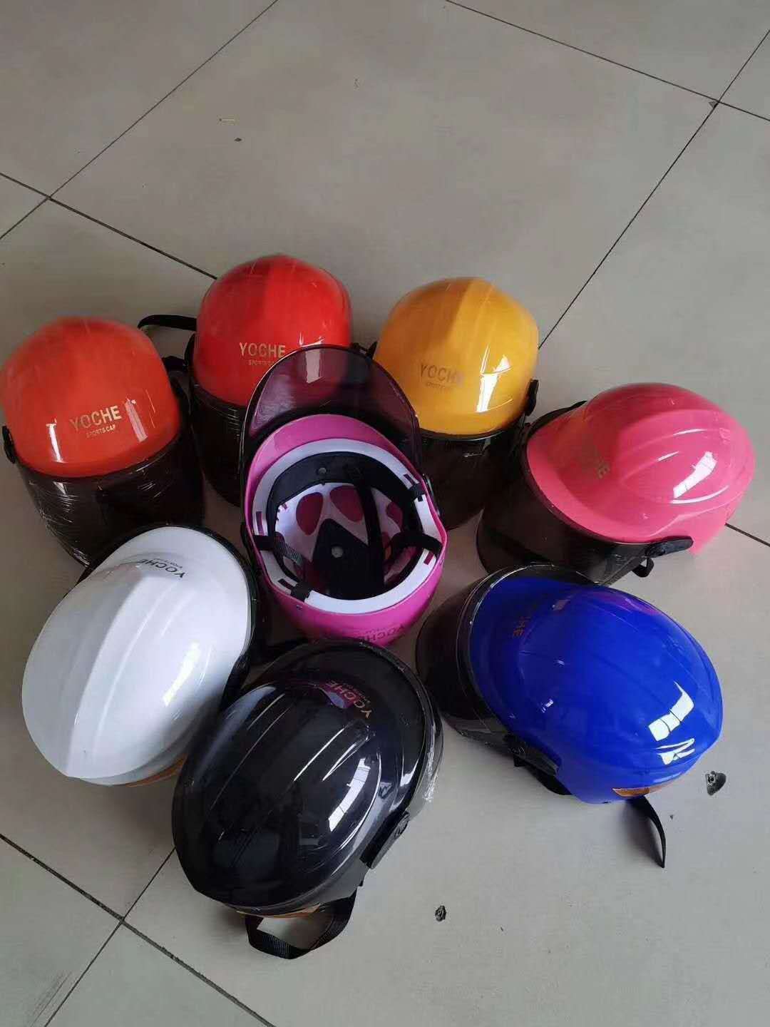 批发骑行电动车安全头盔夏盔防护帽男女通用夏季助力车头盔安全帽|ru