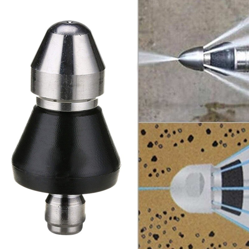 Boquilla de agua de alta presión boquilla de alcantarillado municipal boquilla agua rata Flushing tubería dragado jardín accesorios de la máquina de limpieza