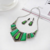 Resin, necklace, earrings, set, decorations, new collection, wholesale