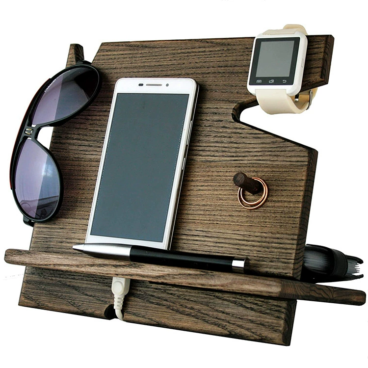 Функциональная бамбуковая деревянная Бытовая Кухня мобильный телефон планшетный кронштейн настольная витрина ленивый деревянный кронштейн