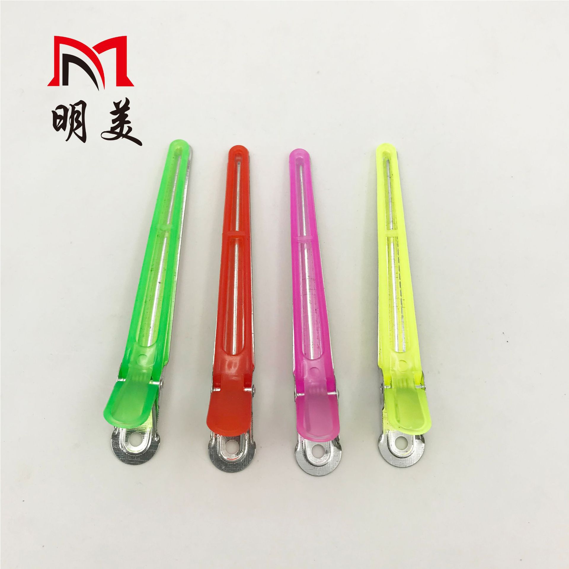 Manufactor supply Hair care Dye hair Duckbill clip Multicolor Optional Plastic Proboscis Hairdressing Duckbill clips wholesale