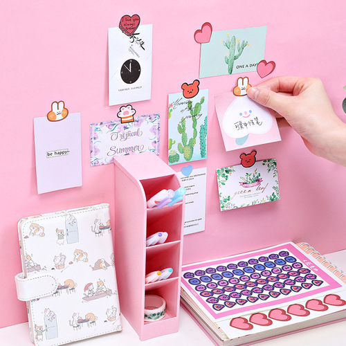 Korean ins style bread digital sticker Hyuna flower smiley hand ledger sticker DIY sealing sticker decorative sticker