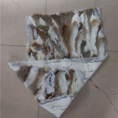 Manufactor wholesale Rabbits blanket Rabbit's hair Primary color Parquet Mat clothing Chuangtan Internal bile leather and fur raw material Fur