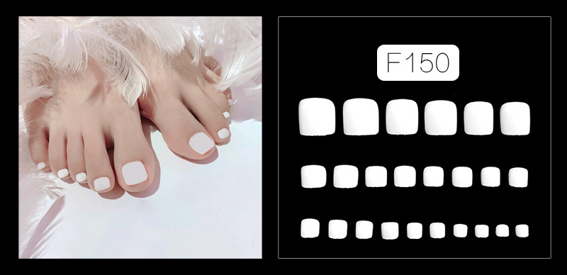 Uñas falsas uñas acabado pieza de uñas mate color sólido parche de uñas desmontable parche de uñas 24 piezas