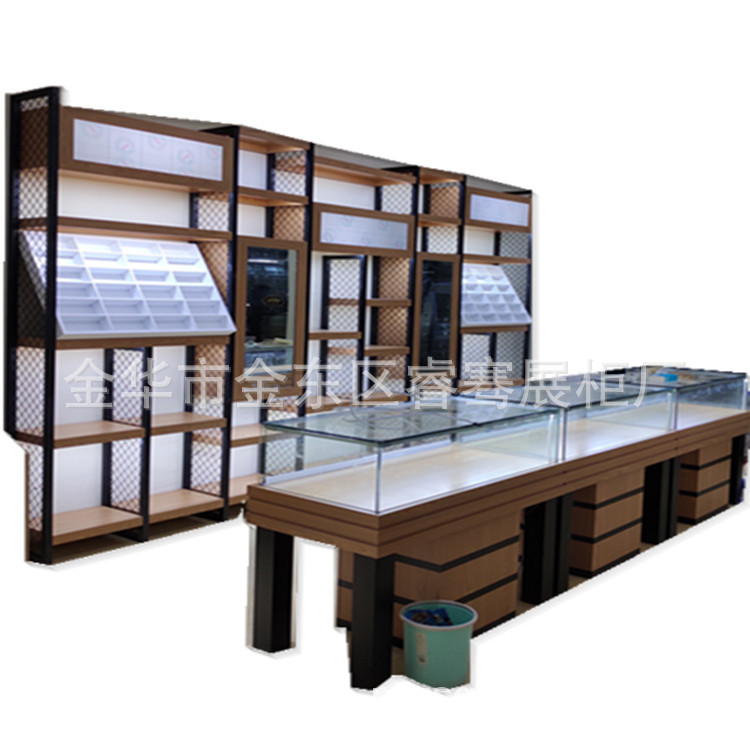 厂家直销 订做品牌化妆柜 眼镜展示柜 手表展示柜 木制展柜工厂