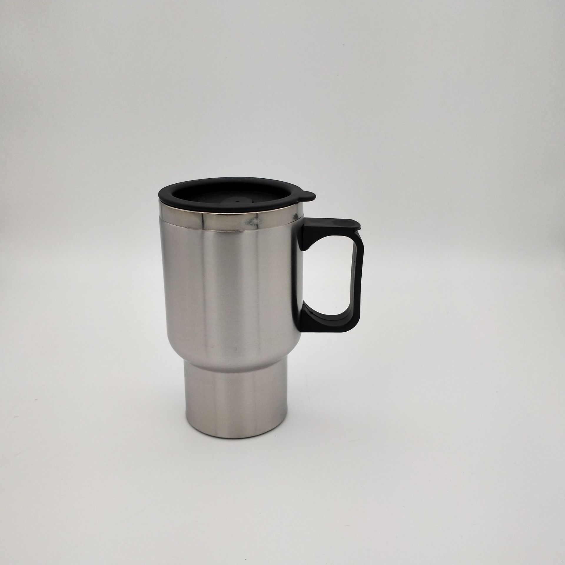 Fábrica al por mayor de doble capa de plástico exterior de acero inoxidable coche taza 450mL coche publicidad taza de agua Impresión de logotipo gratis