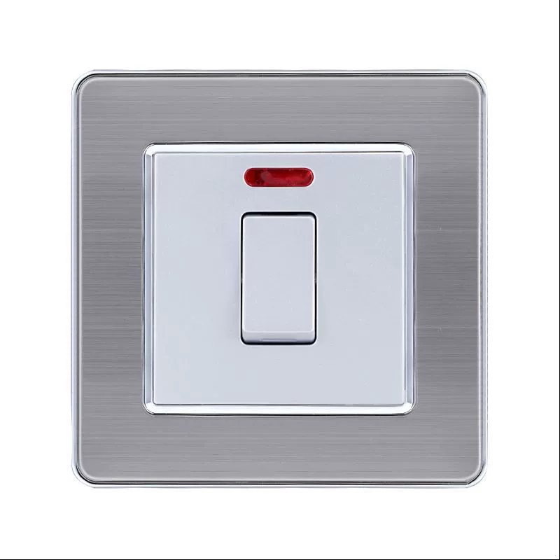 20A high -power switch dual -broken double -knife curved water heater 86 Mingwei 20A air -conditioning switch panel