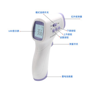 Портативный электронный термометр домашнего использования подходит для мужчин и женщин