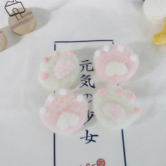 可愛卡通毛絨貓貓爪子胸針包包配飾少女心萌物貓爪爪服飾配件