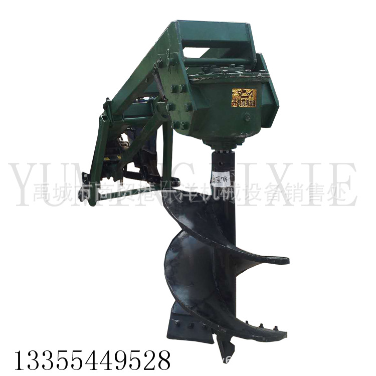 挖树窝的机器  植树挖坑机 栽树挖坑机 果树挖坑机螺旋钻机厂家