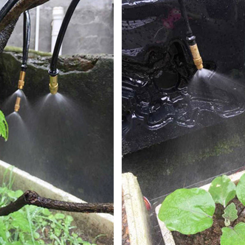 Pulverizador de niebla de cobre pulverizador de pulverización múltiple pulverizador ensamblable pulverizador de pulverización atomización equipos de sistema de riego de jardín no incluidos impuestos