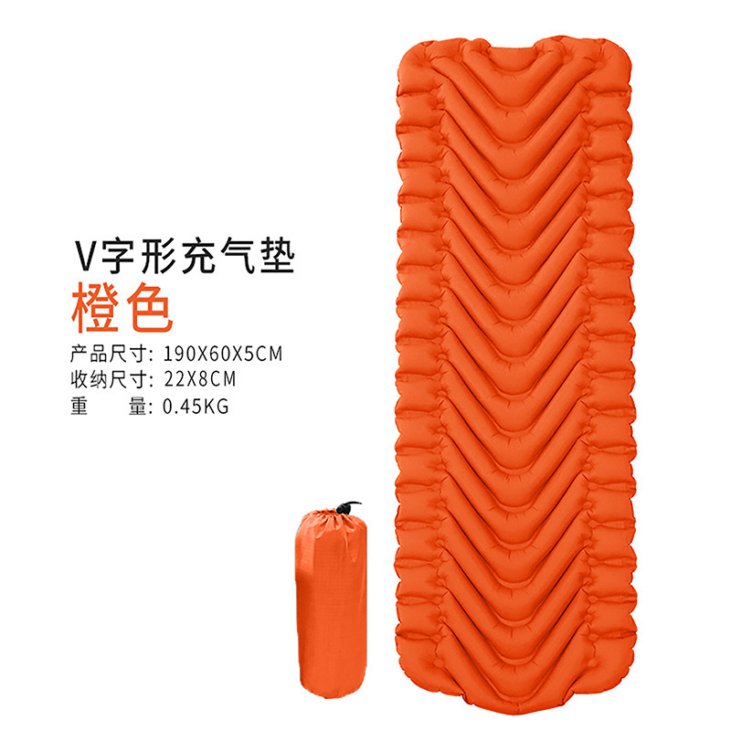 跨境热卖 户外露营充气睡垫TPU超轻便携蛋巢防潮垫单人菱形充气垫