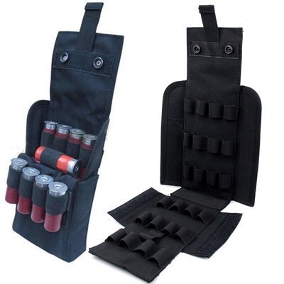 (2개) 야외 전술 액세서리 가방 클립 가방 액세서리 가방 몰 시스템 25 구멍 사냥 총알 저장 액세서리 가방