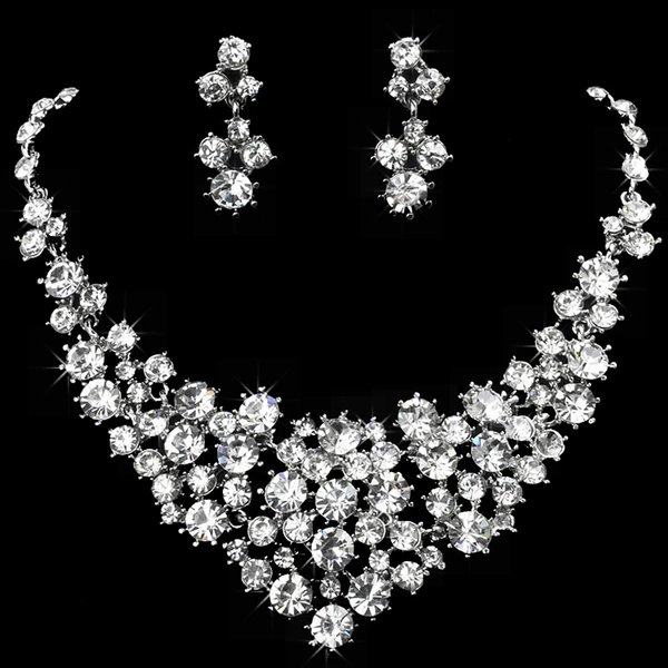 White earrings