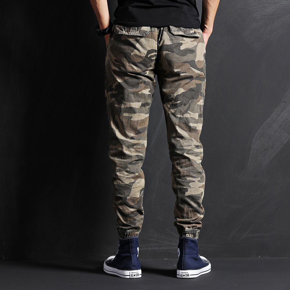 Jogger Pants  Cargo 小脚裤休闲裤工装裤男长裤户外迷彩裤男1021