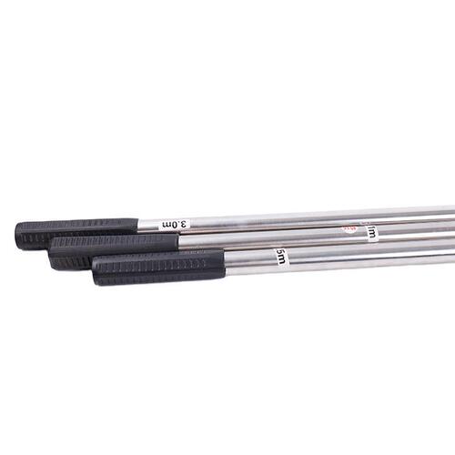 wholesale copy net rod stainless steel copy net rod stamped copy net rod 1.5-6 meters stainless steel telescopic copy net rod