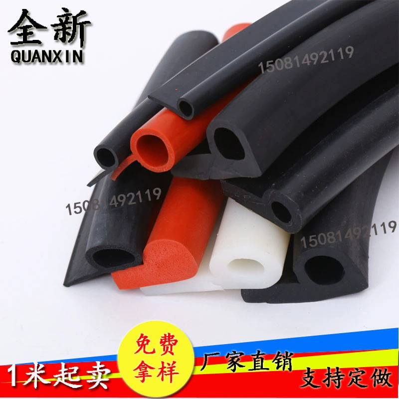 Термостойкая Силиконовая Резиновая полоса с силиконовым верхним пузырем D-образной формы, вспенивающая полая полукруглая силиконовая уплотнительная лента E-Type, термостойкая Резиновая полоса