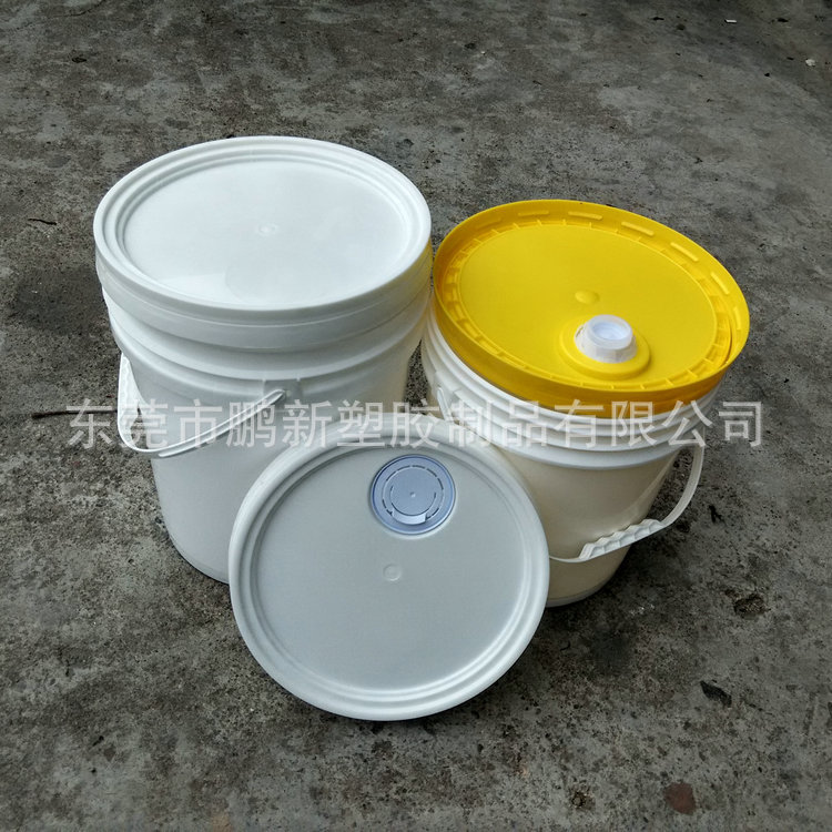 食品添加剂塑料桶食用油周转桶米酒塑胶桶果酱包装罐广口桶1-30升