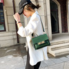 Fashionable summer one-shoulder bag, universal leather shoulder bag, genuine leather, Korean style, bright catchy style, cowhide