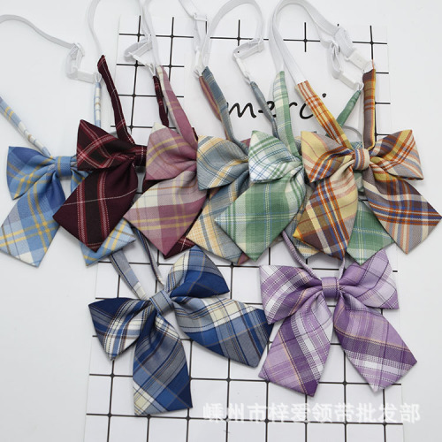 JK collar plaid uniform school uniform college style girl birthday sailor suit bow manufacturer wholesale collar