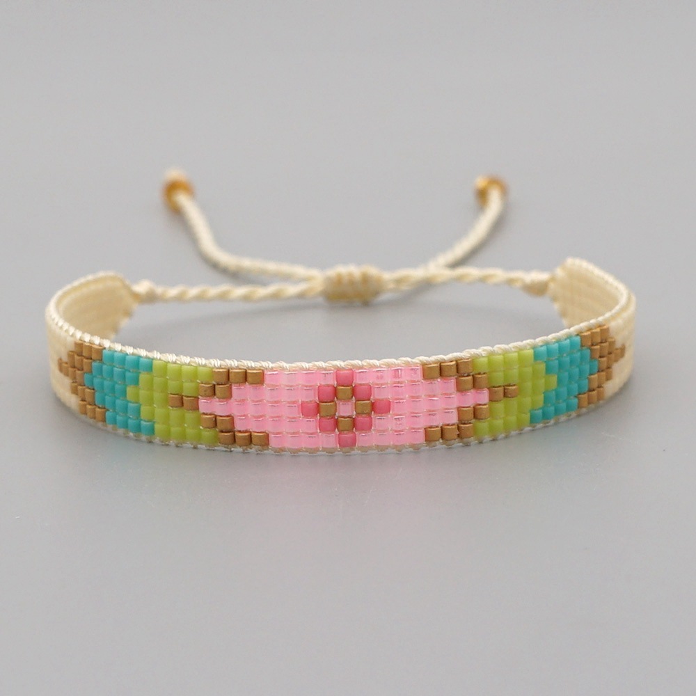 Pulsera De Cuentas De Arroz Miyuki Bohemio Simple display picture 1