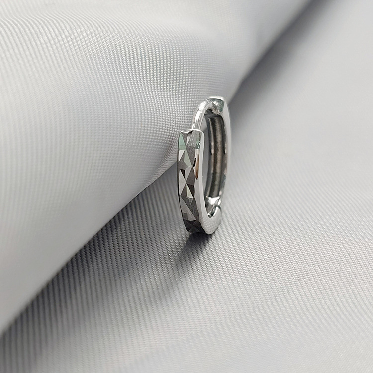 EH601778车花素银耳扣