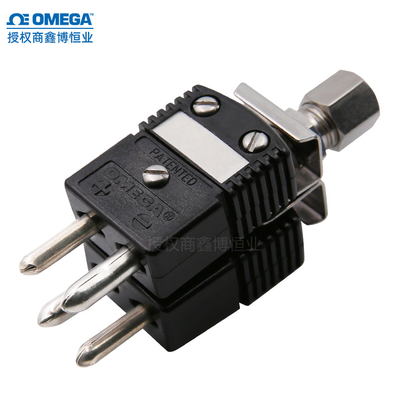 美国奥米佳双支铠装热电偶连接器工业用测温探头接插件温度传感器