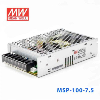 台湾明纬开关电源MSP-100-7.5 100W 7.5V 13.5A 带PFC医疗型电源
