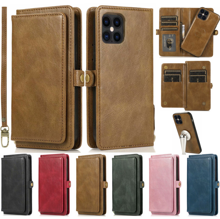 Applicable to IPHONE12 11 MINI PRO MAX XR X 876 N/S20S10 multi-card split leather case Applicable to IPHONE12 11 MINI PRO MAX XR X 876 N/S20S10 multi-card split leather case