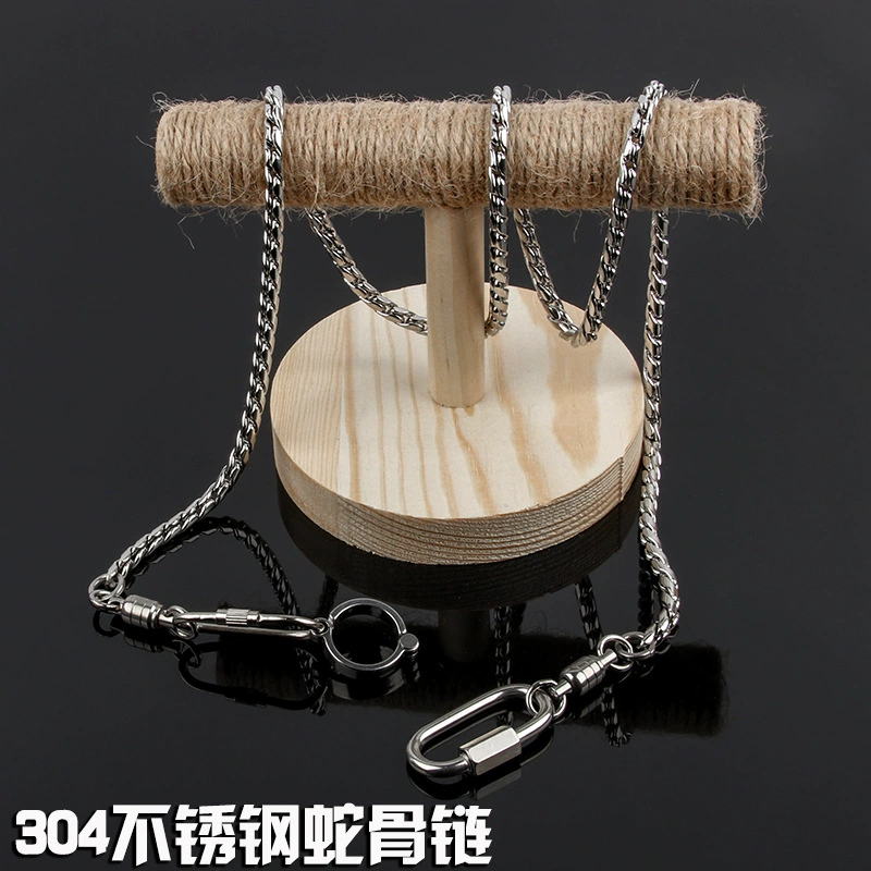 Петля для ноги попугай из нержавеющей стали Xuanfeng Маленькое Солнце Золотое Солнце Монах Монах Монах Каприца Попугай открывает к кольцу для стопы