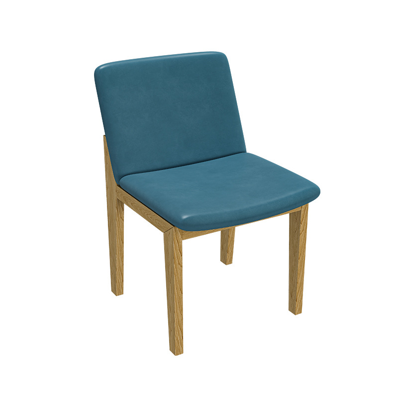 Silla con respaldo oblicuo