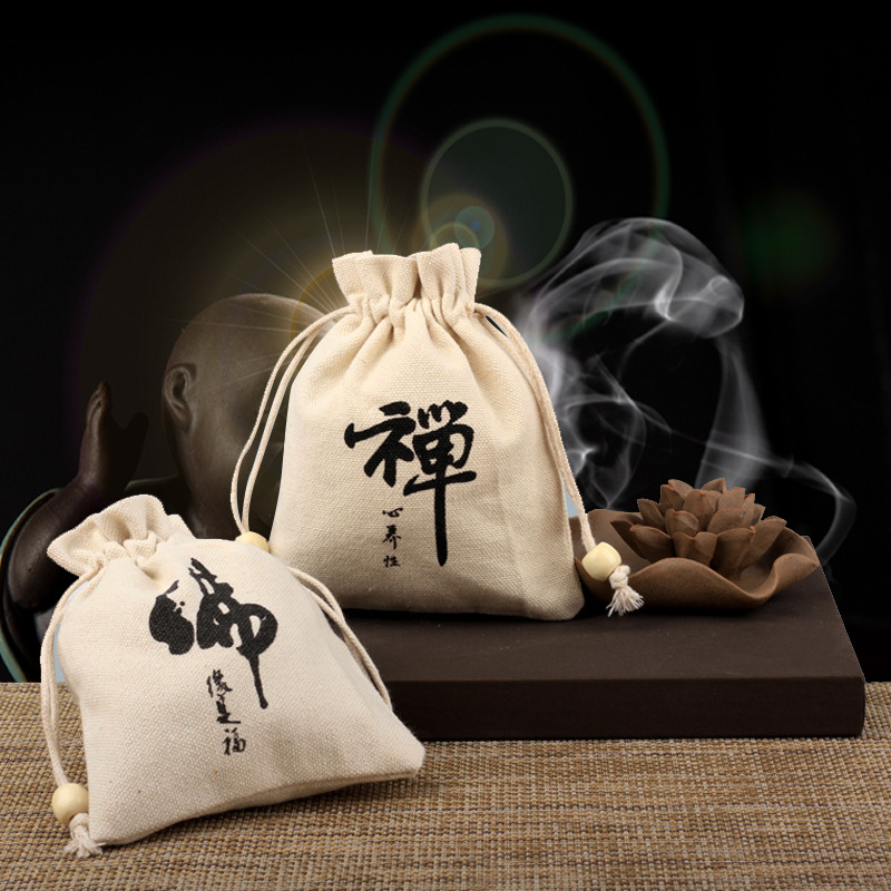 新款寺庙道观佛教饰品袋佛具佛教结缘品福袋阿弥陀佛念珠法器袋