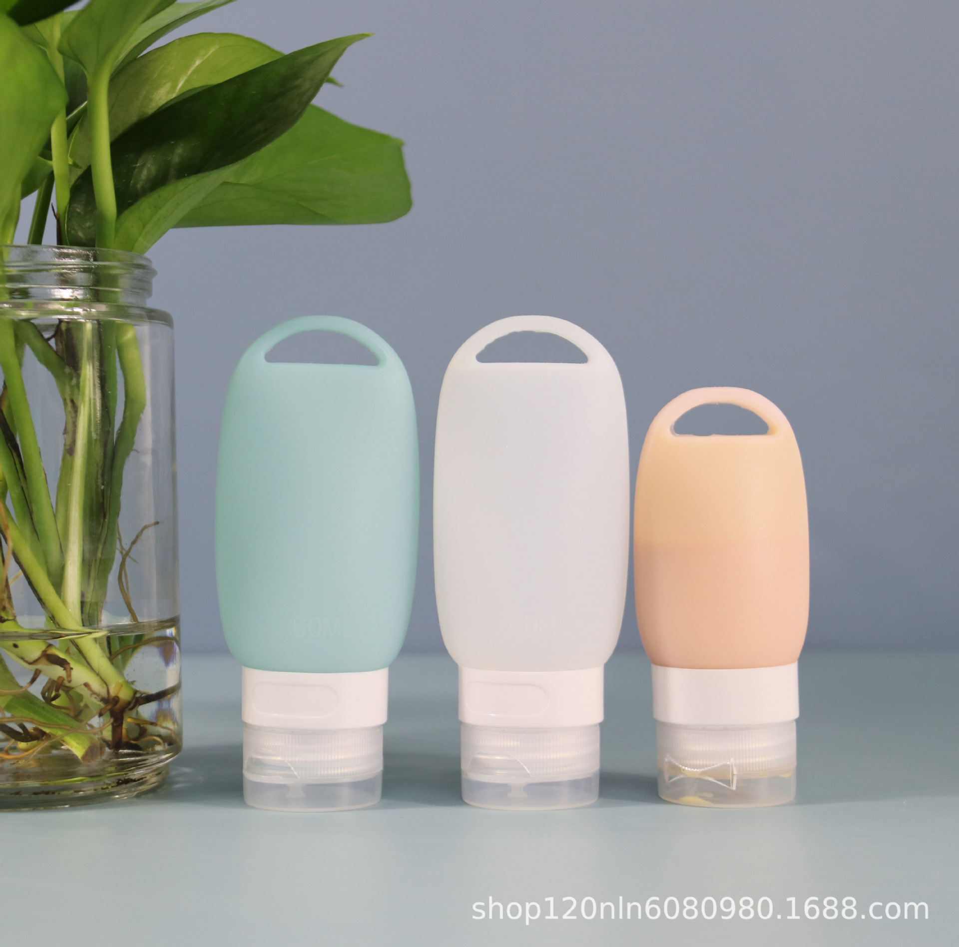 厂家直销护肤分装瓶出差旅游便携化妆品沐浴露乳液硅胶带孔收纳瓶