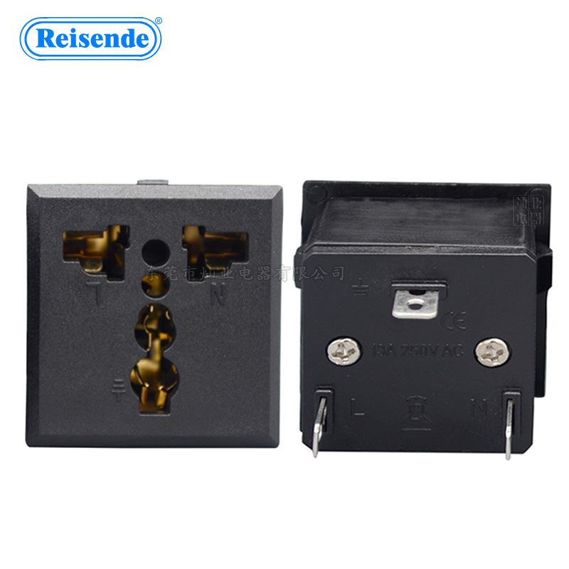 万用电源插座 AC插座 SS-801 多功能电源插座 带卡扣固定万能插座